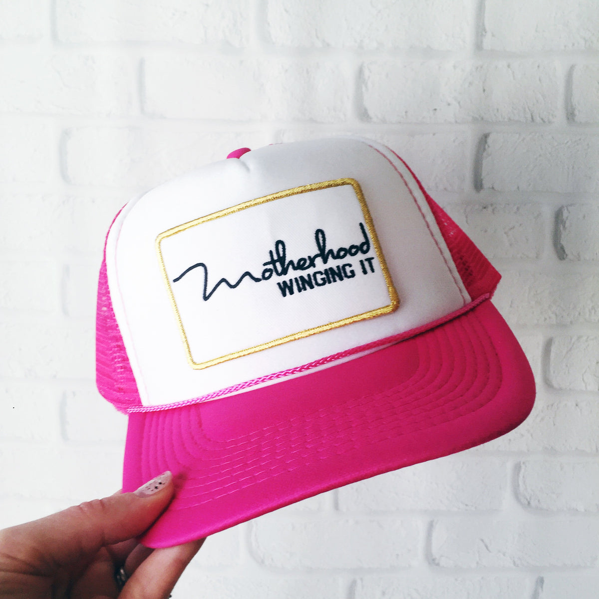 "Motherhood Winging It®" Trucker Hat - Mom Culture