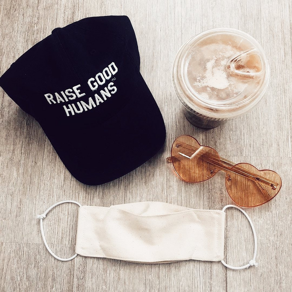 dad cap with raise good humans 