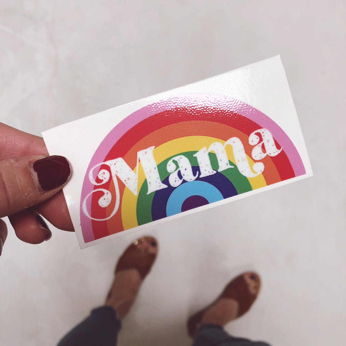 "Rainbow Mama©" Decal - Mom Culture