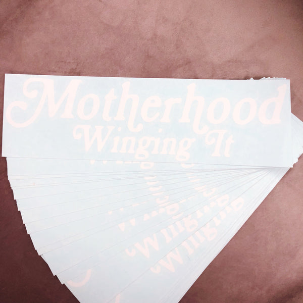 "Motherhood Winging It®" Decal - Mom Culture