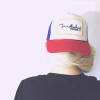 Motherhood Winging It™ Trucker Hat – Red, White & Blue
