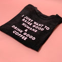 "Raise Good Humans® + Drink Good Coffee©" Vintage Tee - Mom Culture