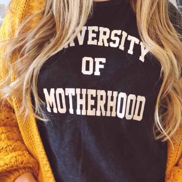 "University of Motherhood©" Vintage Tee - Mom Culture