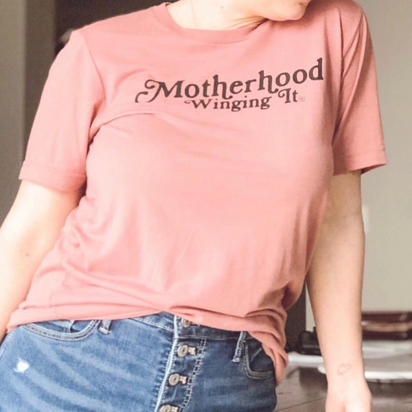 "Motherhood Winging It®" Tee - Mom Culture
