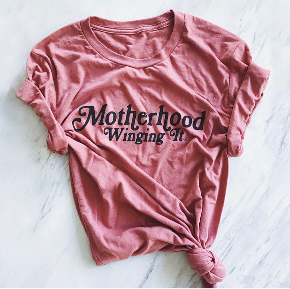 "Motherhood Winging It®" Tee - Mom Culture